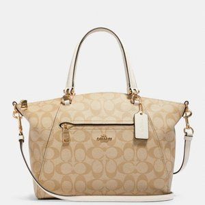 NEW Prairie Satchel In Signature Canvas NWT
